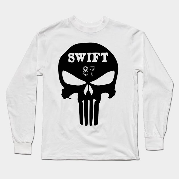 Taylor Swift punk skull Long Sleeve T-Shirt by KellyMarie